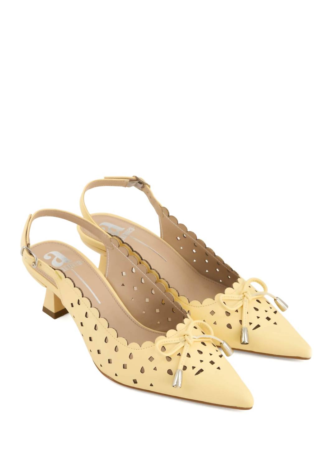 Andrea Women's Pointed-toe Slingback Pump in yellow - women's heels - view 4