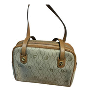 Christian Dior - Women's Vintage 80s Honeycomb Monogram Leather Shoulder Bag