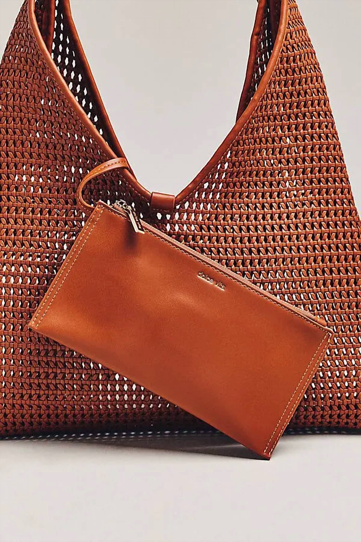 Dolce Vita - Women's Missie Raffia Mesh Tote Bag