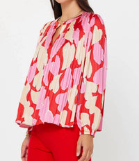 Nyland - Annalee Abstract Heart Printed Blouse