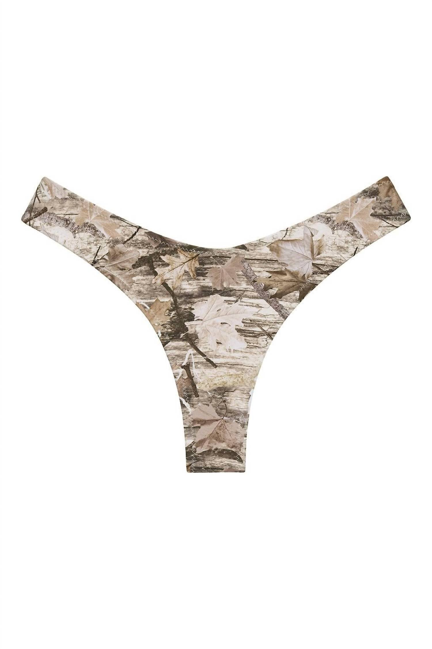 Montce - Added Coverage Lulu Zig-zag Stitch Bikini Bottom