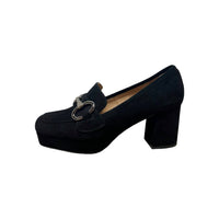 Bibi Lou Women's Pump Heeled Loafer in black - women's heels