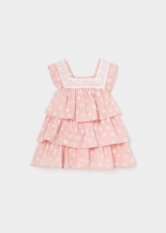 Mayoral - Girls' Floral Ruffle Dress