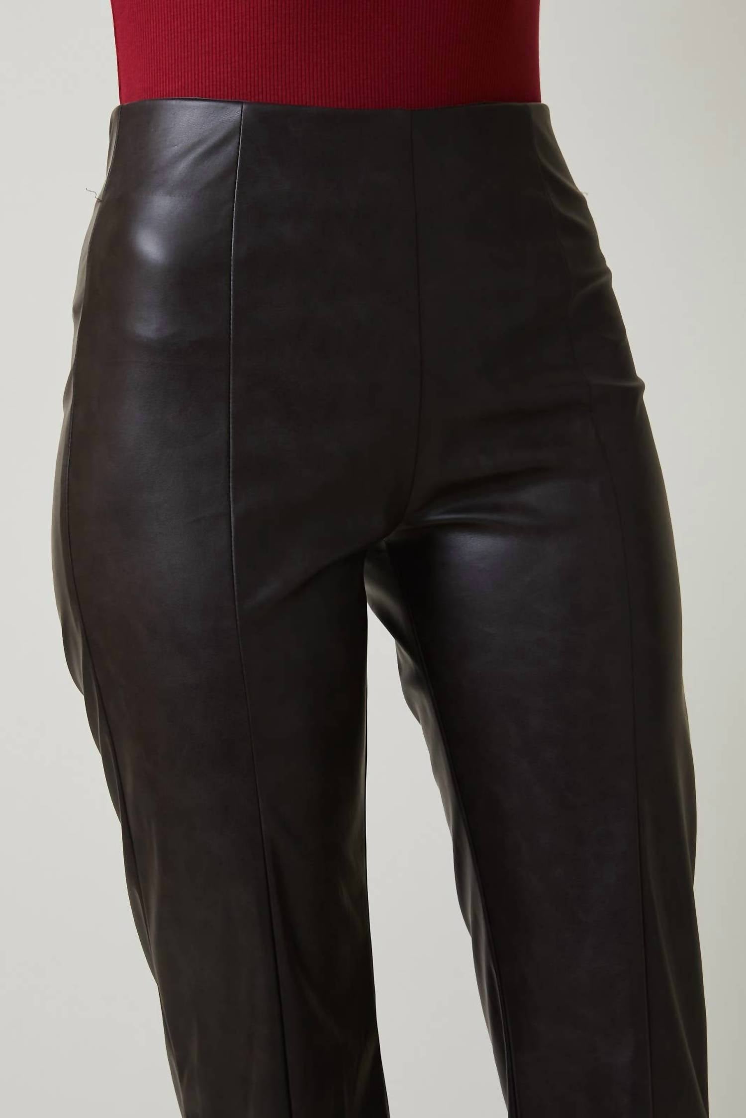 Sunday Edition - FADED FAUX LEATHER PANTS