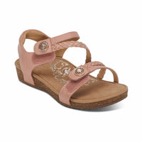 Aetrex - Women's Jillian Braided Quarter Strap Sandal