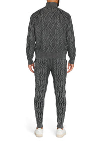 Ser.O.Ya - Elijah Cable Knit Jogger Pants