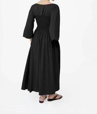 Dāl The Label - Smocked Cupro Midi Dress