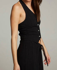 Chaser - Linen Halter Top