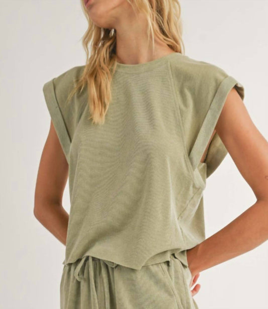 Sadie & Sage - Cuff Sleeve Top