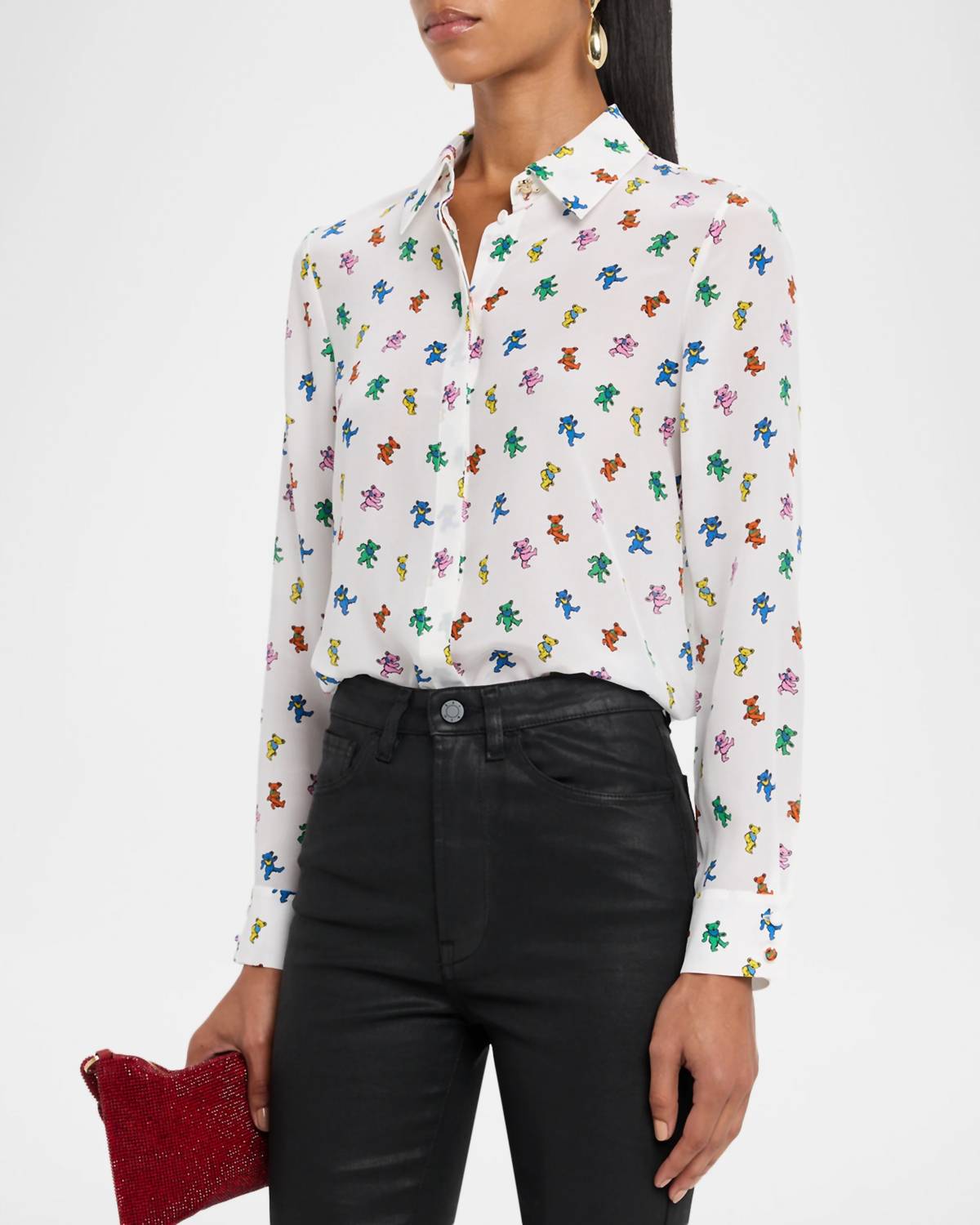 Alice + Olivia - Willa Silk Blouse