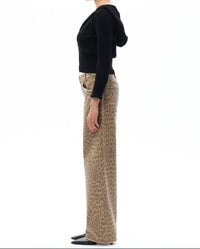 Bayeas - Mid Rise Relaxed Straight Leg Pants