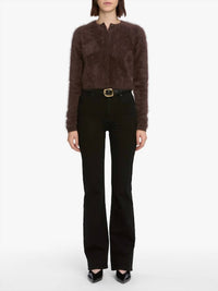 FRAME Arrow Bootcut Jeans in black - women's jeans