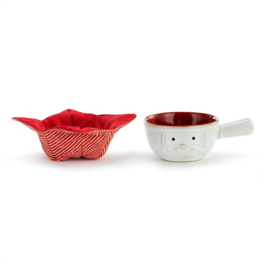 Santa Soup Crock and Bowl Cozy