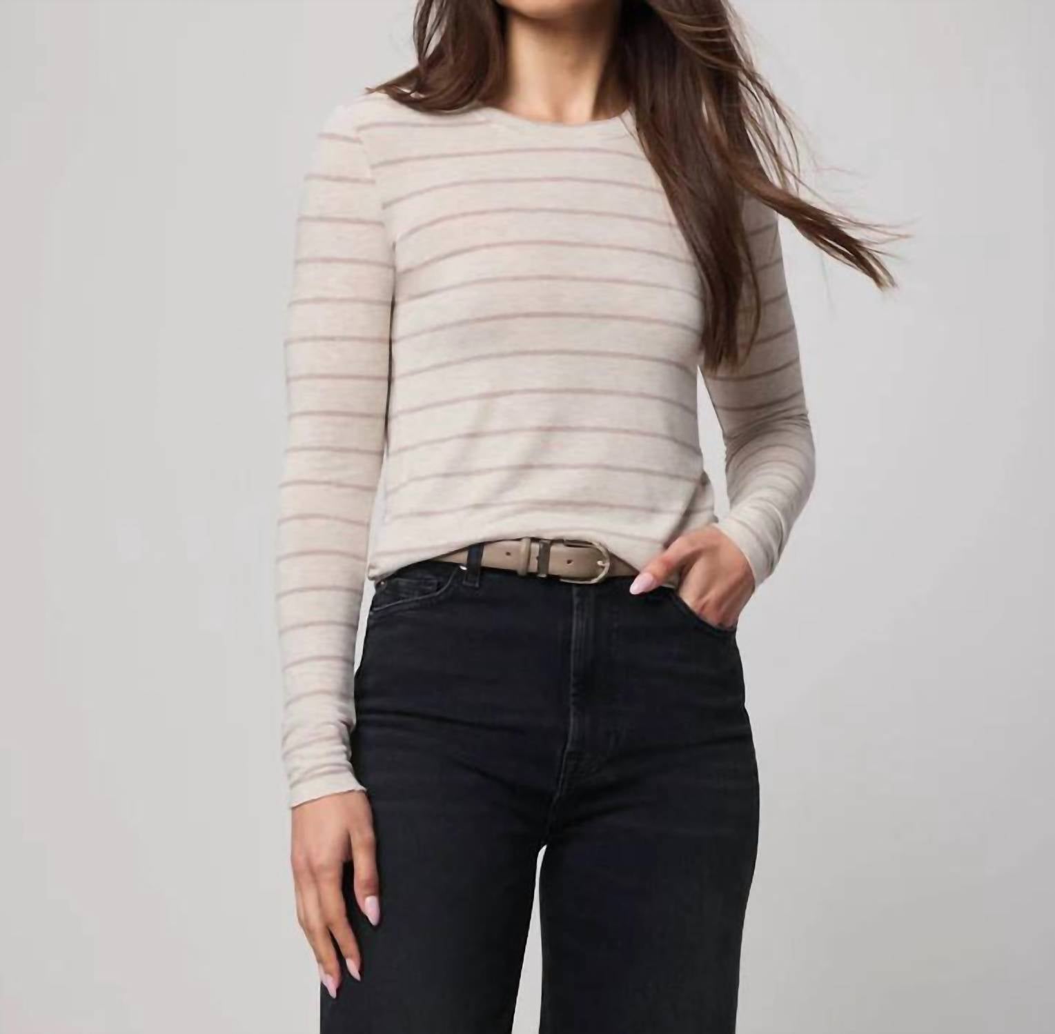 Splendid - Bamboo Stripe Long Sleeve Tee