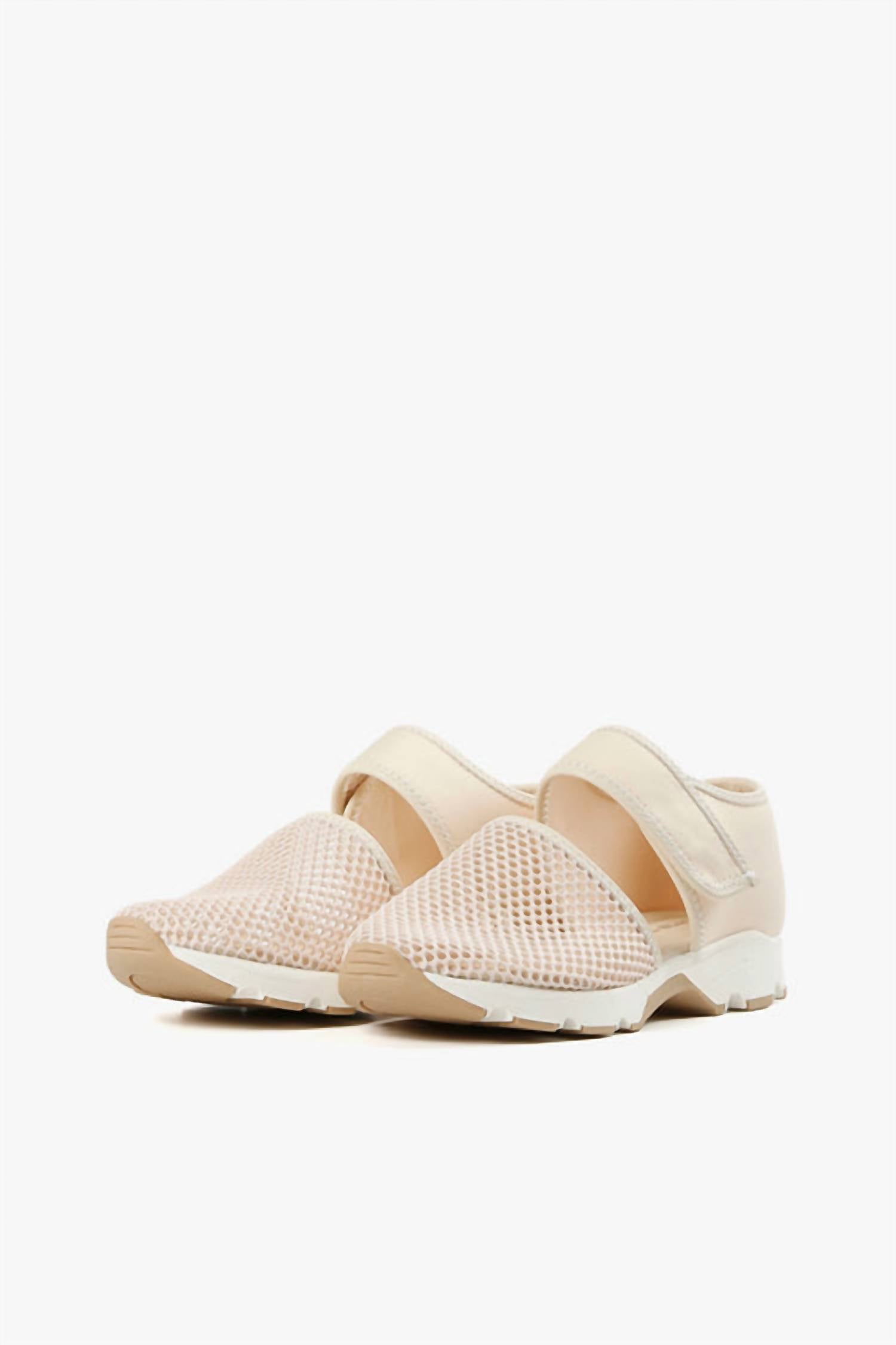 ALL BLACK Women's Easy Mesh Plus Sneakers in new beige - women's sneaker - alternate view
