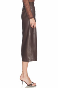 Cami Nyc - Lorena Vegan Leather Midi Skirt