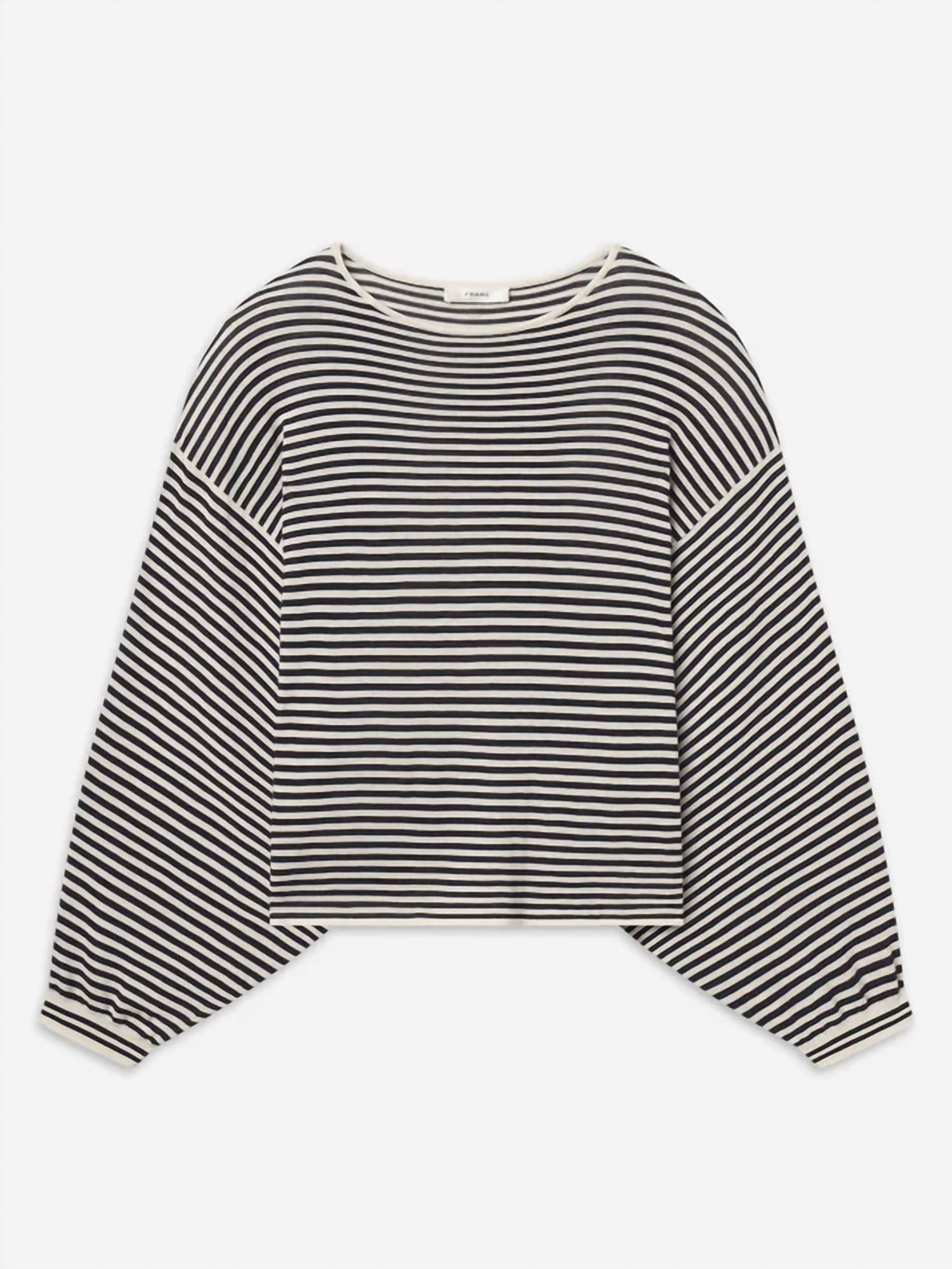 Frame - Striped Slouchy Sweater