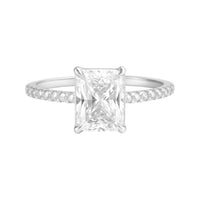 Allyanna Gifts - Women's Emerald Cut Moissanite Ring