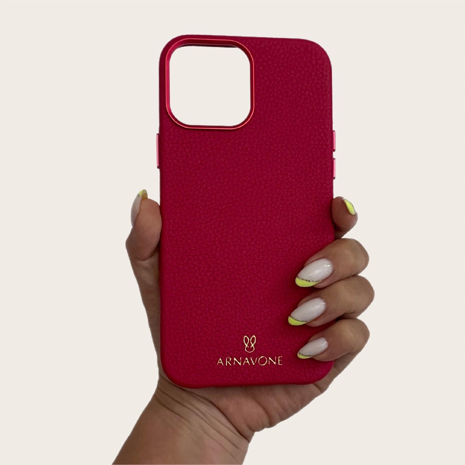 Arnavone - Women's Luxury Leather Phone Case for iPhone 13 Pro