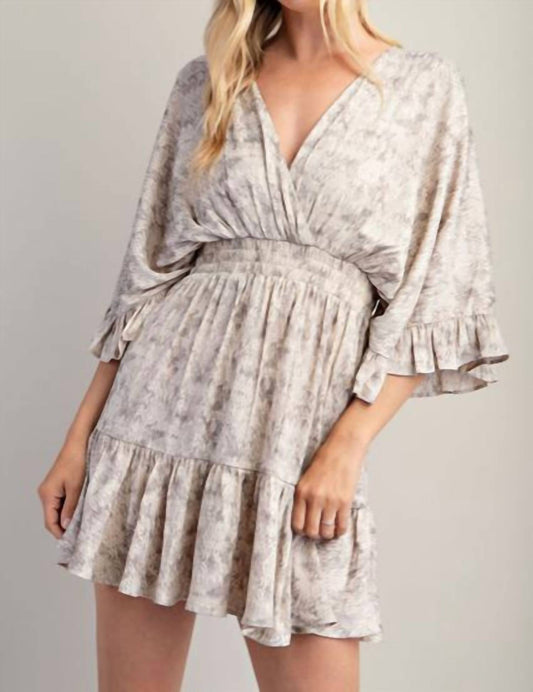 Glam - V Neck Mini Dress