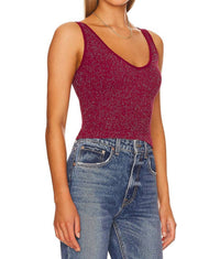Free People - Lurex Solid Rib Top