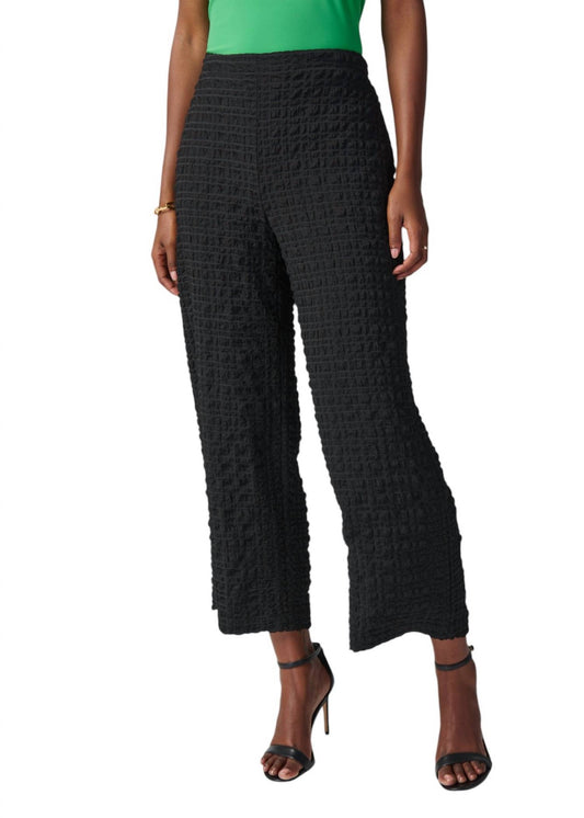 Joseph Ribkoff - TEXTURED AND CHECKERED WIDE LEG PANT