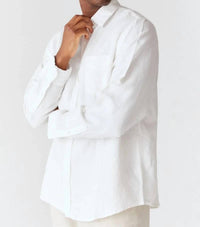 Movesgood - Lenny Long Sleeve Classic Linen Shirt