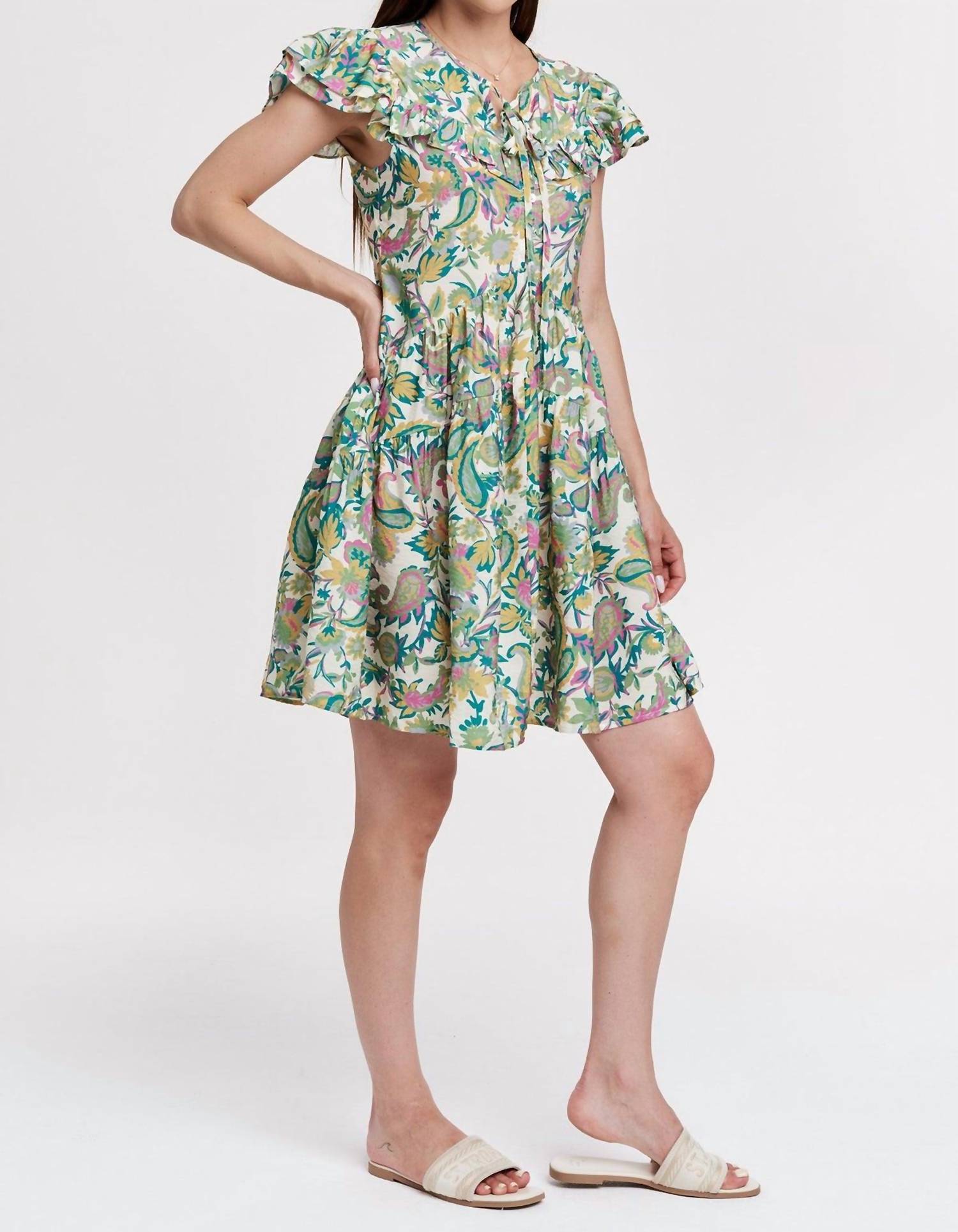 Another Love - Paisley Garden Mini Dress