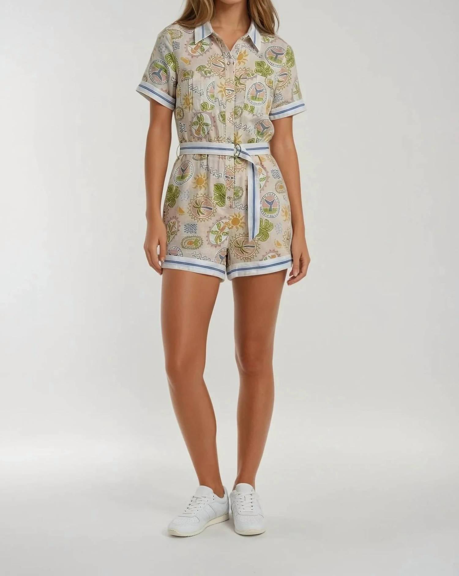 Sincerely Ours - Lottie Seaside Scribbles Romper