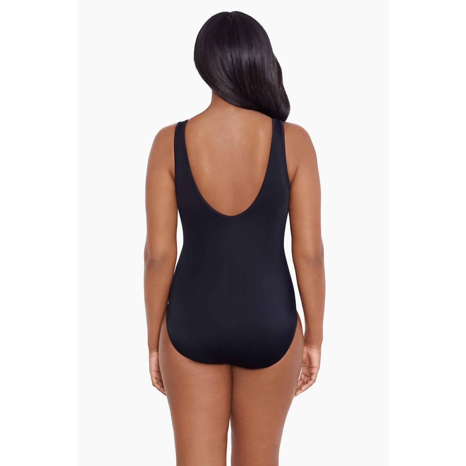 Longitude - Night Gala Mesh High Neck Long Torso One Piece