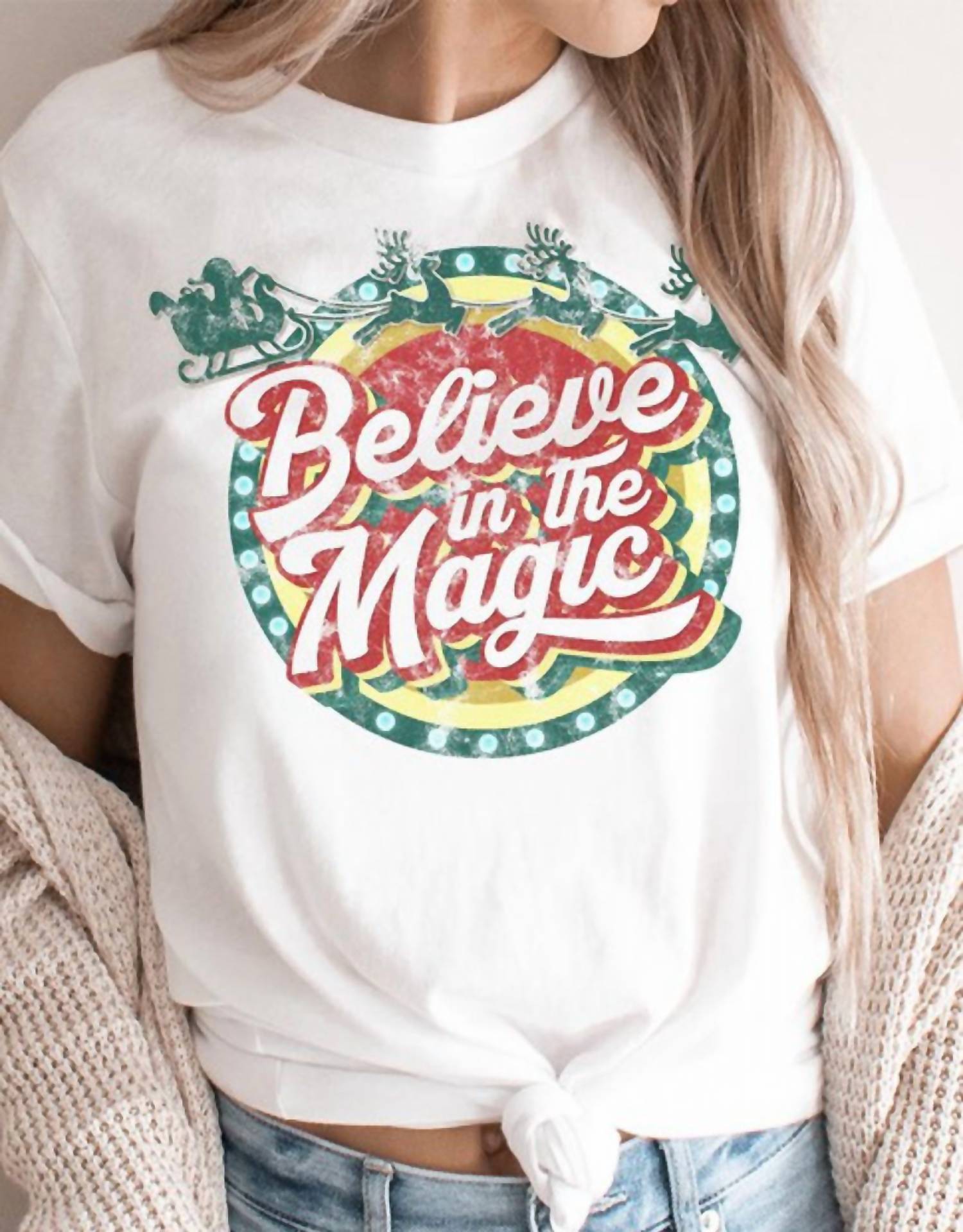 Kissed Apparel - Believe In The Magic Distressed Graphic Tee