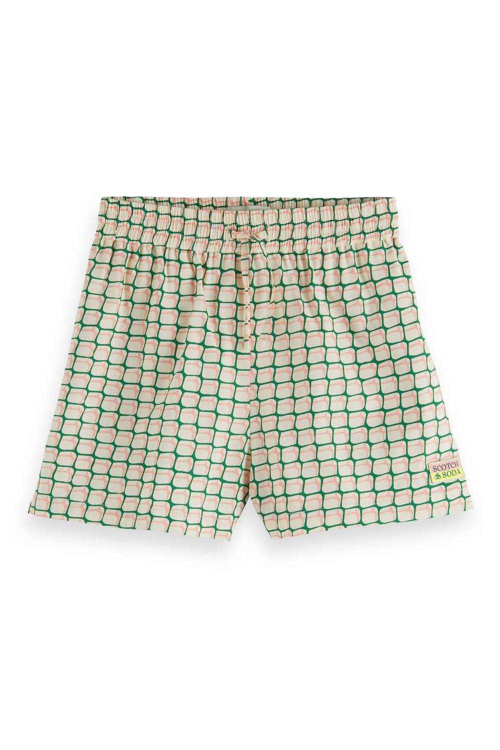 Scotch & Soda - Kids' Geo Print Drawstring Shorts