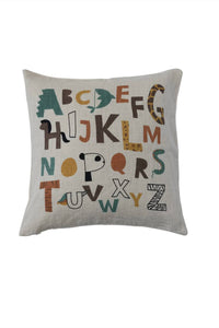 Creative Co-Op - Cotton Alphabet Pillow