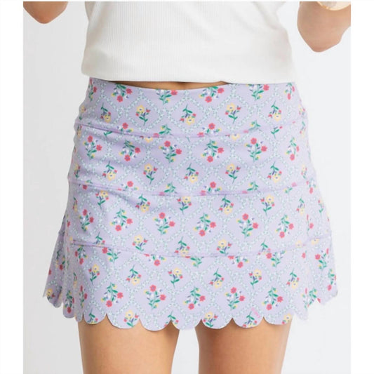 Karlie - French Floral Court Skort