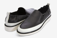 VANELi Women's Quin Leather Slip-on Sneaker in black - women's sneaker - detail view