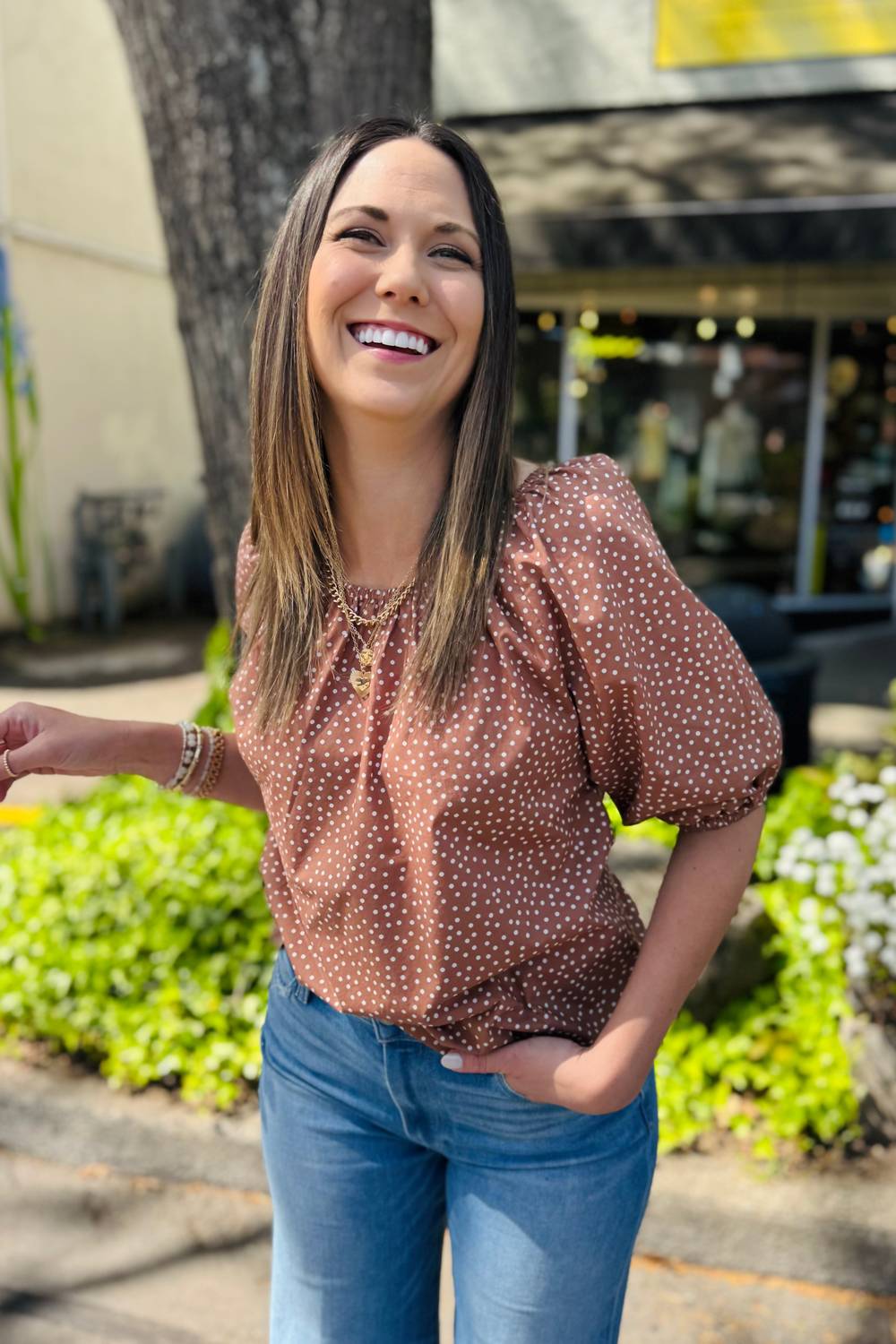 Dylan - Puff Sleeve Top