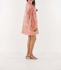 Emily McCarthy Sasha Mini Dress in cabana cat - women's dress - detail view