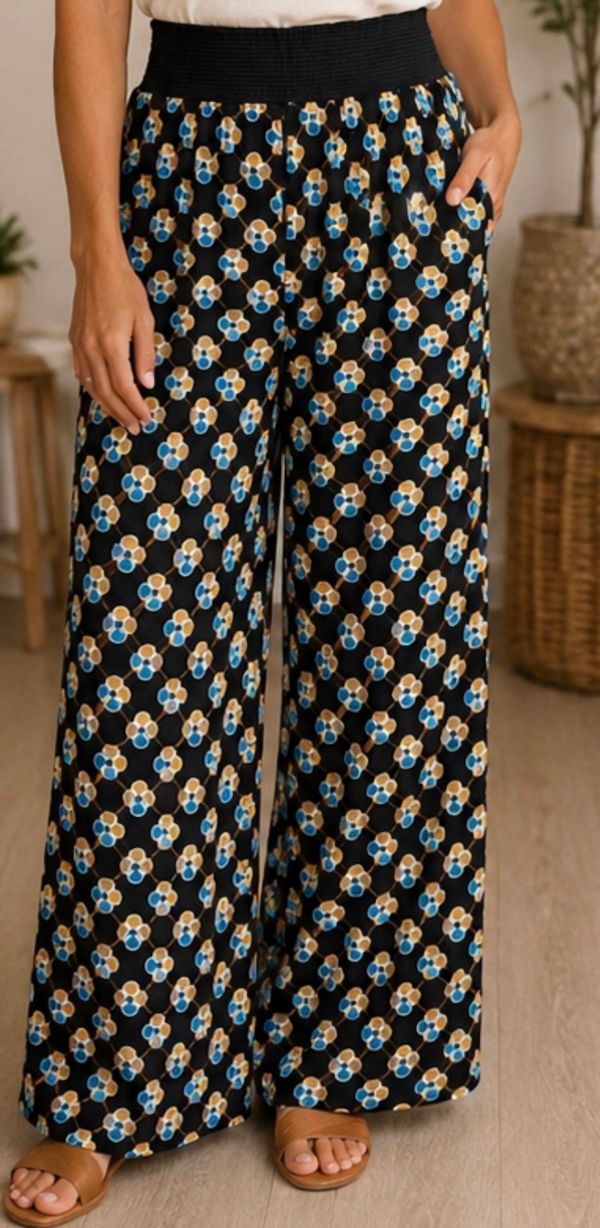 Accent Accessories - Wide Leg Pants