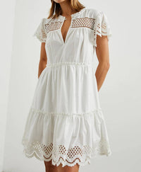 Rails Lettie Casual Dress in white - women's dress - alternate view