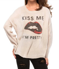 The Laundry Room - Kiss Me I'm Pretty Sweater