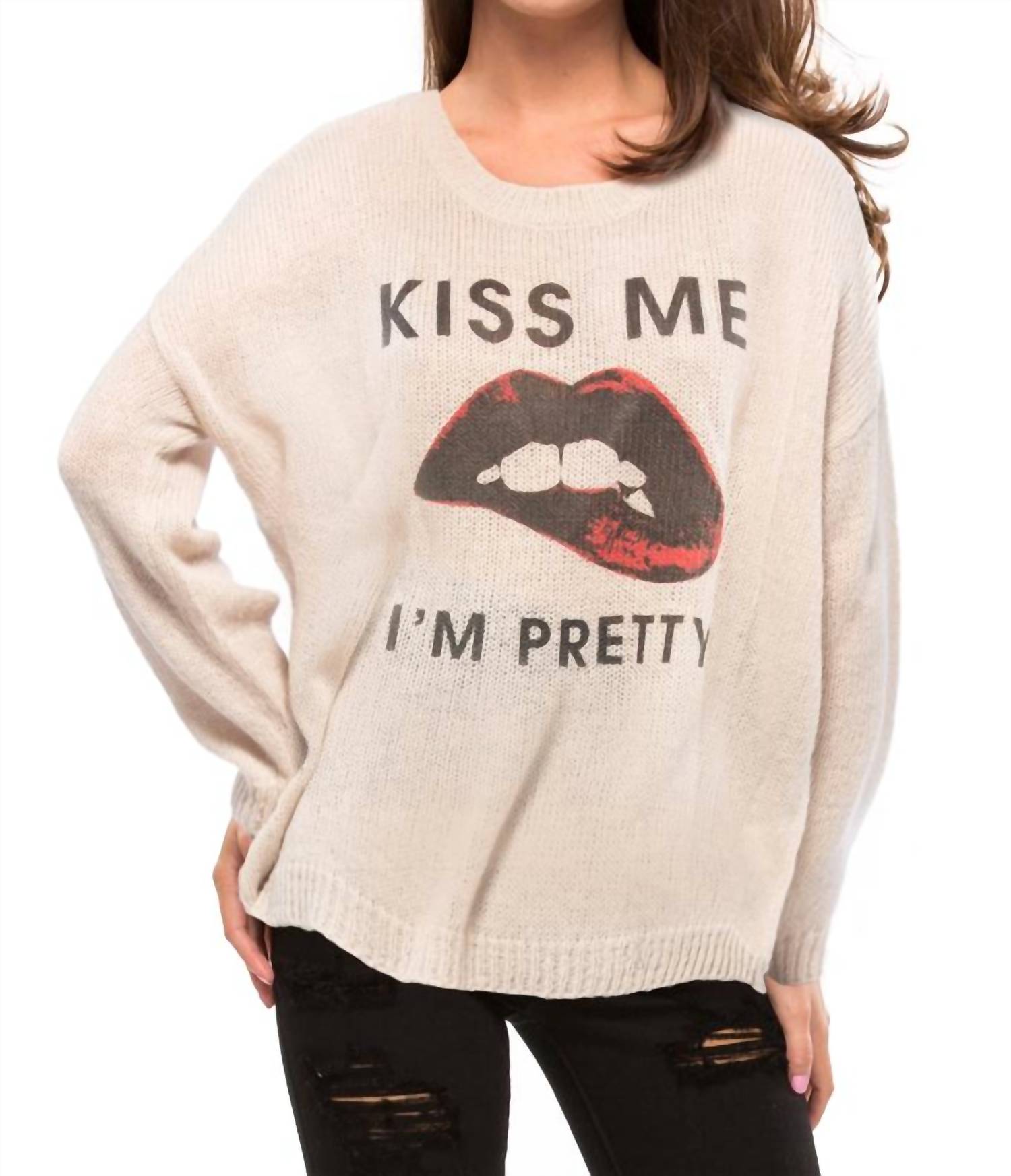 The Laundry Room - Kiss Me I'm Pretty Sweater