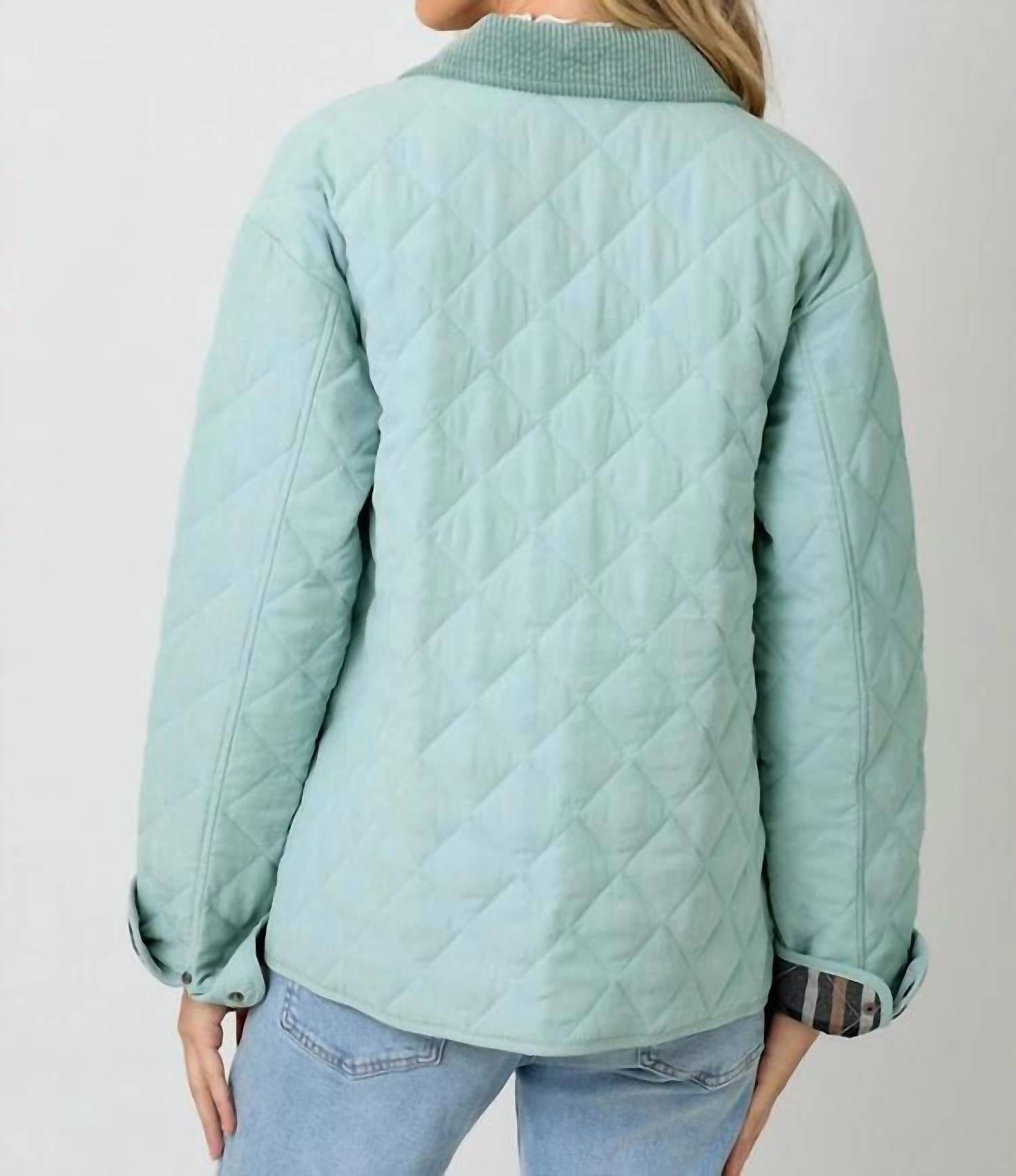 Mystree - Contrast Quilted Jacket