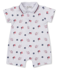 Kissy Kissy - Star-spangled Freedom Short Playsuit