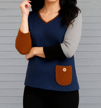 French Kyss - V-Neck Sweater