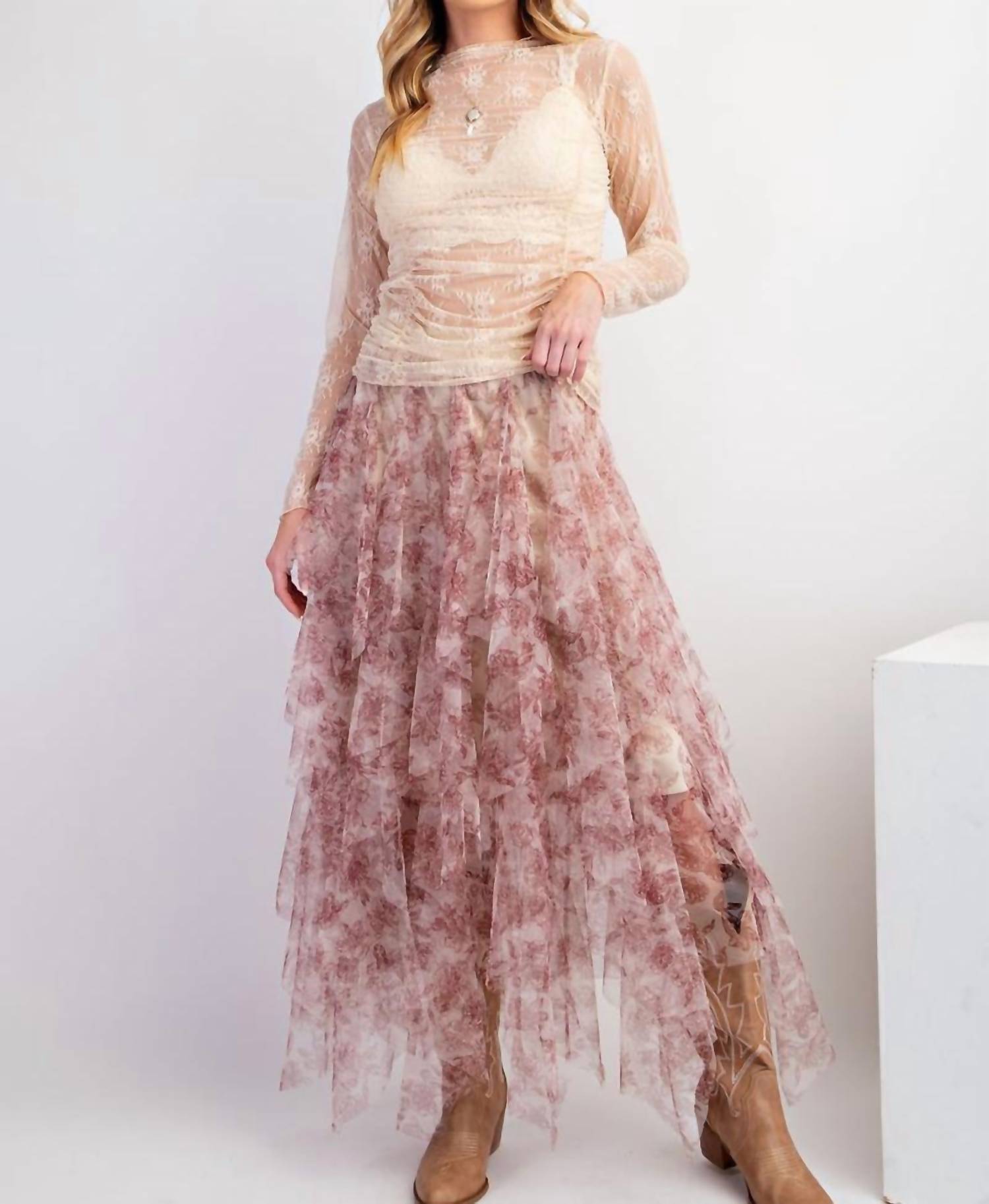 Easel - Fairy Mesh Ballerina Skirt