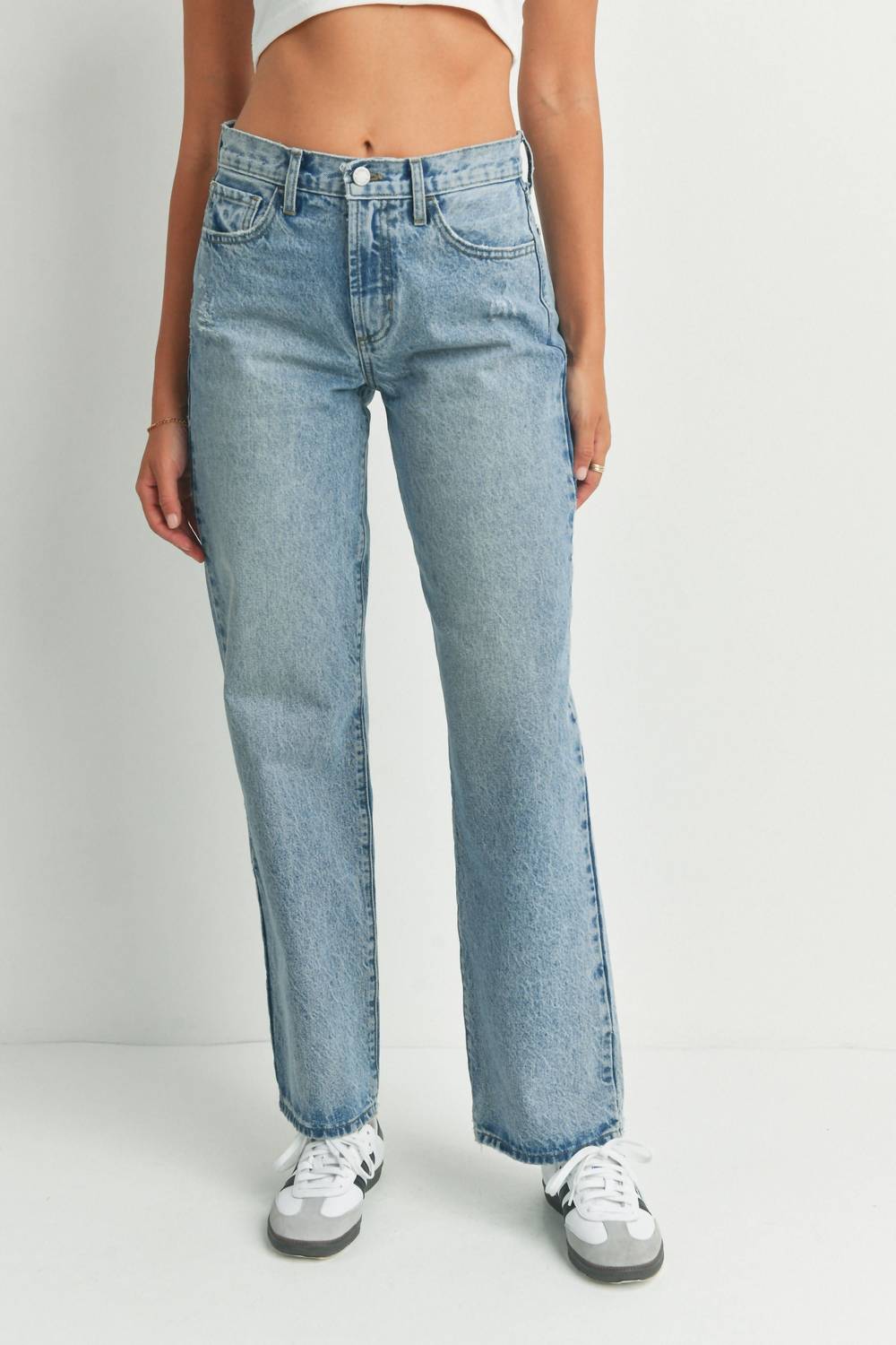 Just Black Denim - Relaxed Straight Leg Jeans