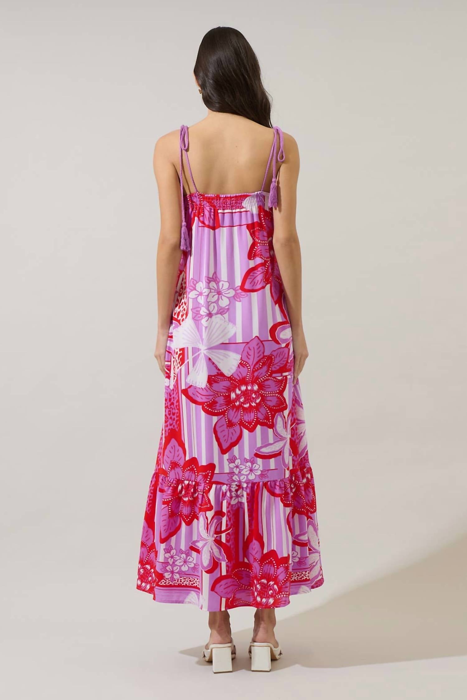 Sugarlips - Barba Tropical Veth Shift Maxi Dress