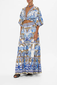 Camilla - High Waisted Tiered Skirt