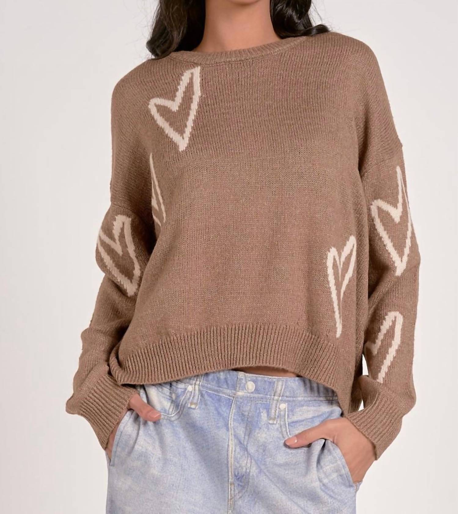 Elan - Avery Heart Sweater