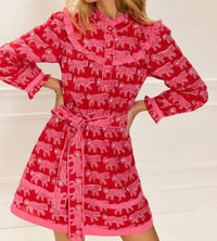 Pink City Prints - Bianca Mini Dress